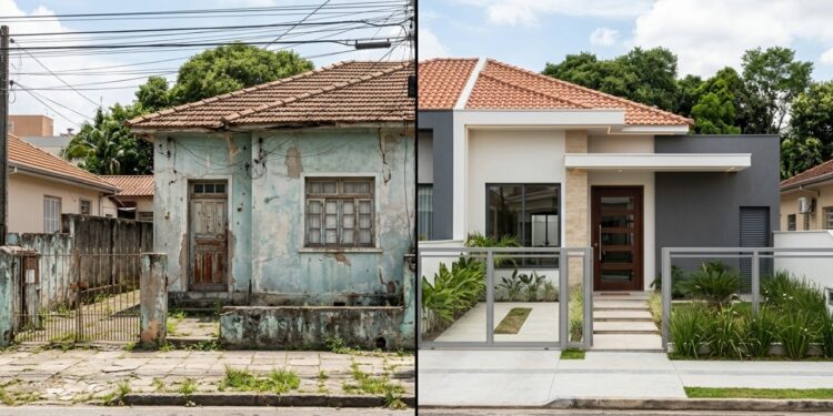 Quanto custa reformar uma casa antiga para deixar com padrão de classe média hoje?