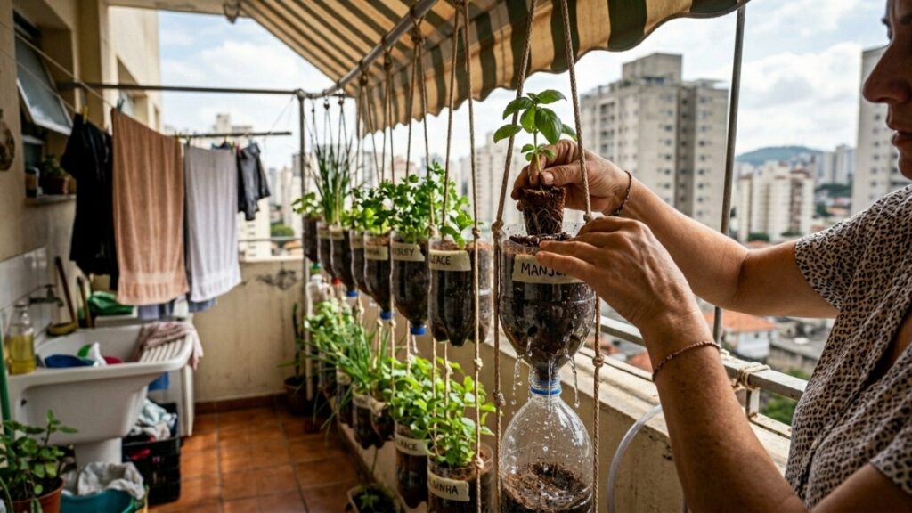 O sensor de R$ 15 que está transformando garrafas PET em hortas verticais autônomas