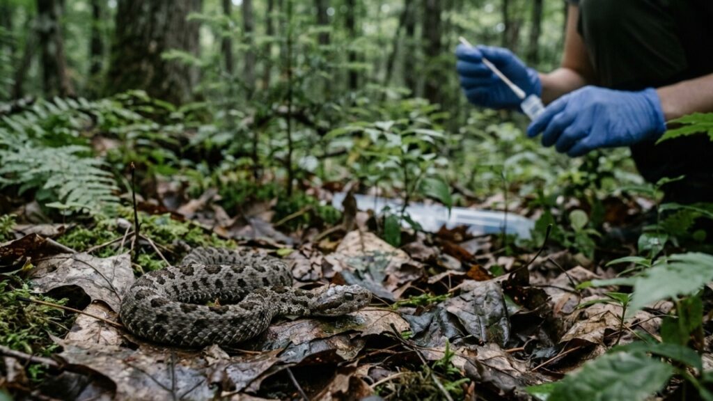 Estudo com 500 serpentes revela que fungo mortal e parasita pulmonar estão destruindo cascavéis nos EUA