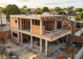Quanto custa construir uma casa de 2 andares com varanda gourmet em 2026? Veja o orçamento real, do terreno ao acabamento
