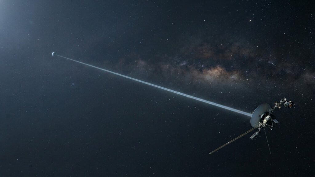 Voyager 1 ficará a 1 dia-luz da Terra em novembro de 2026