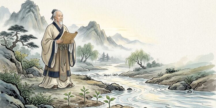 Mêncio, filósofo chinês: "A natureza do homem é boa, assim como a água corre naturalmente para baixo." Uma lição sobre confiar na bondade humana, cultivar o que há de melhor em nós e acreditar no potencial de cada pessoa