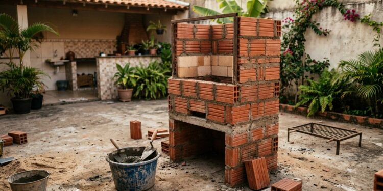 Quanto custa construir uma churrasqueira de tijolinho em 2026?