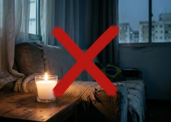 Uso improvisado de velas para aquecimento residencial exige monitoramento e prevenção contínuos. - Imagem criada por inteligência artificial (ChatGPT / Olhar Digital)