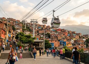 A transformação urbana nesta cidade une Metrocable, urbanismo social e achados arqueológicos que revelam um passado milenar sob o Vale de Aburrá