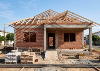 Quanto custa construir uma casa térrea com suíte e acabamento de classe média em 2026?