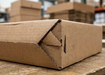 Por que as caixas de papelão têm aquelas abas triangulares nos cantos que parecem sobrar?