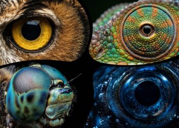 Olhos gigantes e visão extrema mostram como a natureza inventou câmeras vivas