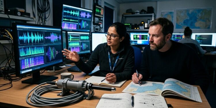 Em 2014, cientistas detectaram um estranho som parecido com um gemido perto da fossa das Marianas, não era barulho de navio, mas um gigante do oceano