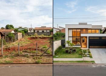 Quanto custa transformar um terreno vazio em uma casa pronta para morar em 2026? O passo a passo com valores