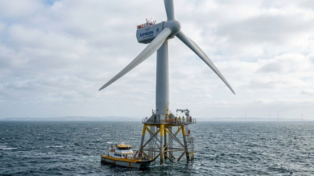 A China ativa a maior turbina eólica marítima do mundo e percebe que ela influencia até o clima local