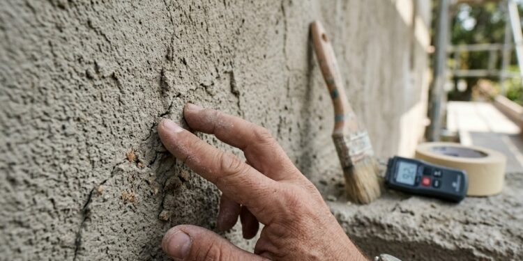 Engenheiros evitam pintar parede externa antes de checar isso no reboco