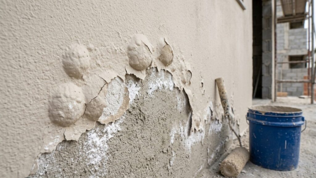 Engenheiros evitam pintar parede externa antes de checar isso no reboco