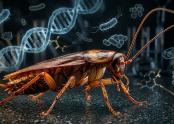 Encontram mais de 40 mil fragmentos de ADN bacteriano escondidos em baratas: a descoberta que muda o que entendemos sobre a evolução