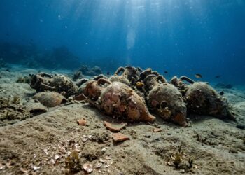 Mais de 300 ânforas da Grécia Antiga foram descobertas intactas no fundo do mar Jônico: e a pesca de arrasto quase as destruiu