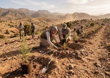 Marrocos muda de estratégia: recupera 1,2 mil hectares, melhora em 95% a vida das árvores e vence o avanço do deserto