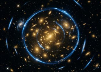 IA e voluntários acharam 500 lentes gravitacionais em só 0,04% dos dados da Euclid