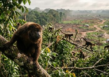 Macacos da Amazônia estão ficando biologicamente mais parecidos com seres humanos, contraindo condições como hepatites B e D, e o desmatamento está piorando a situação