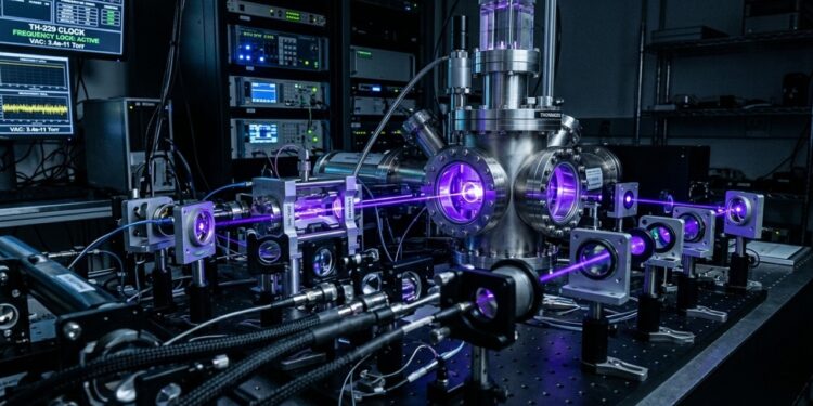 O primeiro relógio atômico nuclear foi usado para investigar as propriedades da matéria escura