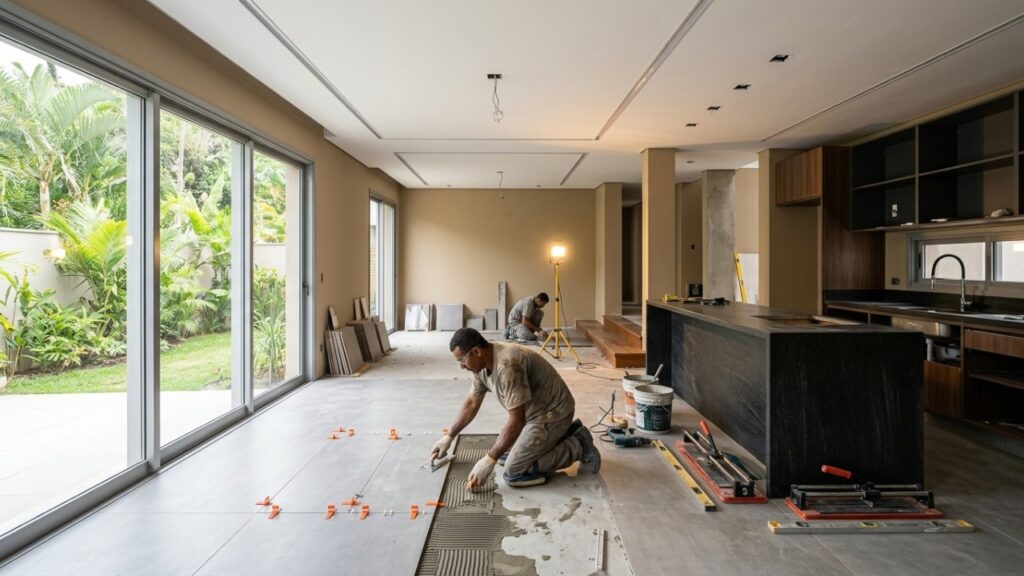 Quanto custa construir uma casa simples com fachada moderna e acabamento de classe média em 2026?
