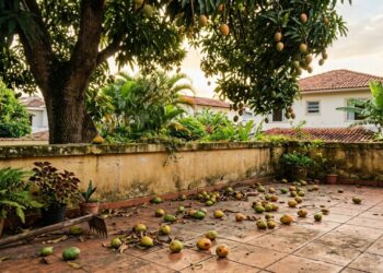 Os frutos do galho do vizinho que caíram no meu quintal são meus?