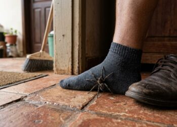 Regra dos 5 minutos: como evitar acidentes com aranhas dentro de casa