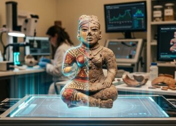 A IA generativa consegue restaurar digitalmente as cores perdidas há 4.000 anos de civilizações antigas