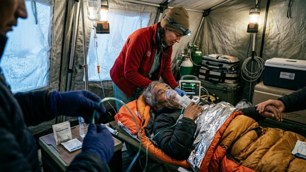 Sem agua, comida e oxigenio, idoso some por 6 dias no Everest e volta durante o proprio velorio