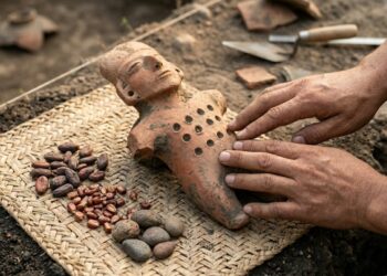 Arqueólogos descobrem na Guatemala uma estatueta de 2.700 anos que pode ser uma das formas mais antigas de registrar números na Mesoamérica