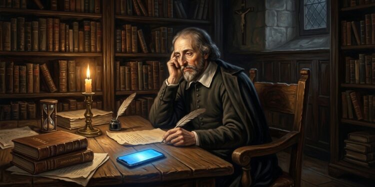  Blaise Pascal, filósofo e matemático francês: "Todos os problemas da humanidade derivam da incapacidade do homem de sentar em silêncio num quarto sozinho."