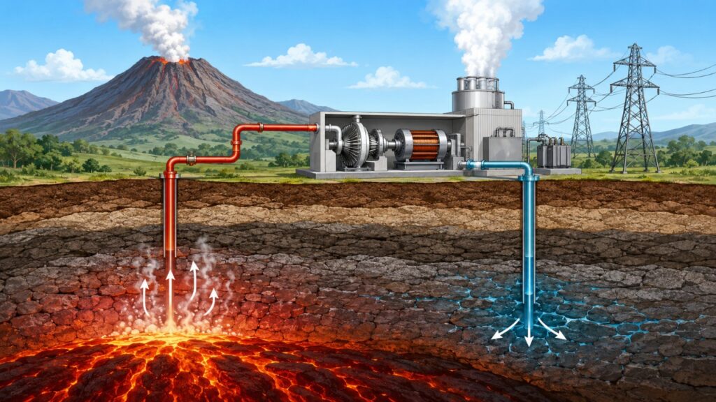 Cientistas avançam em projeto que pode transformar o calor dos vulcões em energia abundante