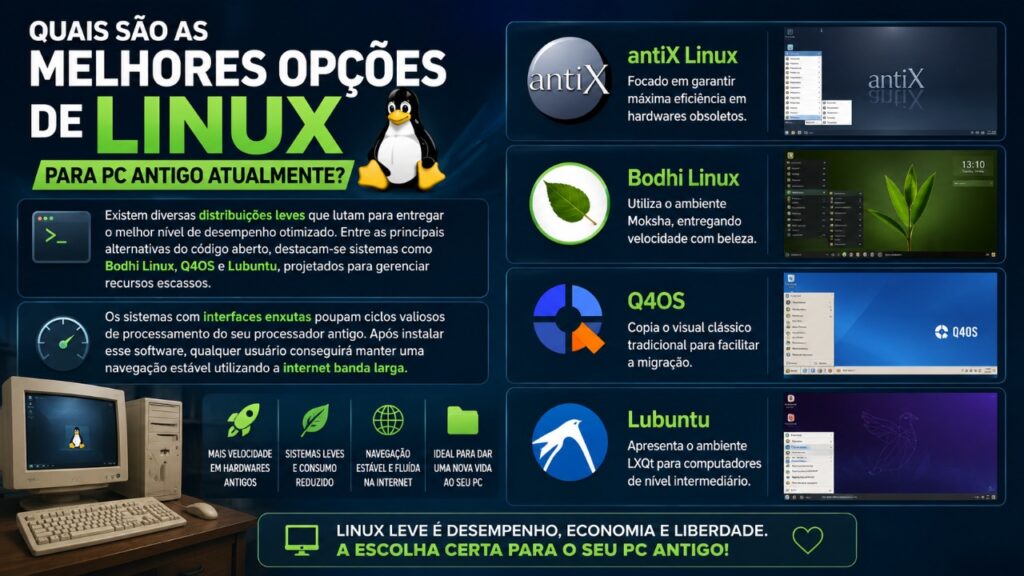 5 distribuições de Linux que ressuscitam aquele PC velho que você ia jogar fora