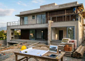 Quanto custa construir uma casa de 2 andares com padrão de classe média alta em 2026 ?