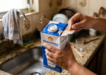 Por que as embalagens de leite e suco têm aquelas abas dobradas nas laterais que ninguém usa do jeito certo?