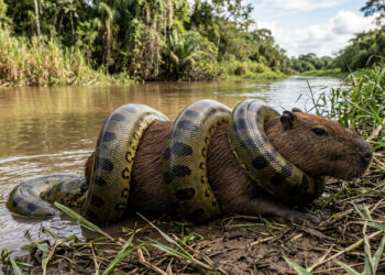 Por que a sucuri aperta a presa até sufocá-la em vez de injetar veneno