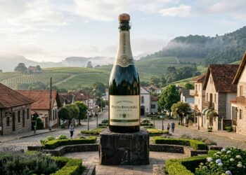 A pequena cidade da serra onde espumantes ganham um selo inédito