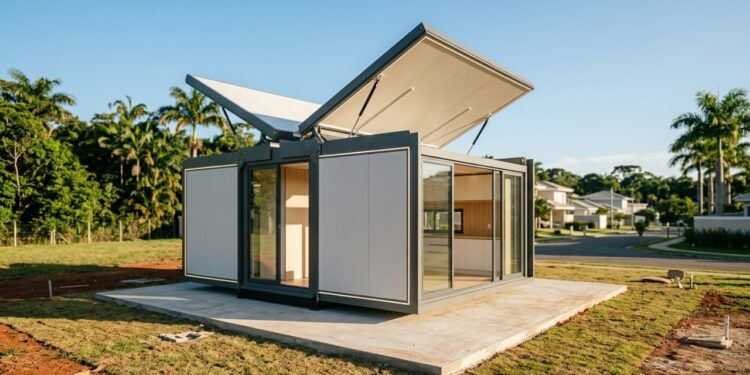 Casas que se montam sozinhas: a tecnologia de construção "dobrável" que levanta uma residência em 24 horas sem pedreiro