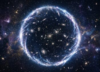 Cientistas encontraram um anel gigante no espaço que desafia o que sabemos sobre o Universo
