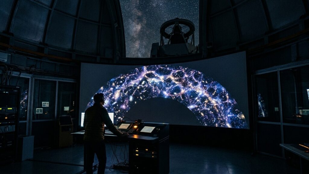Cientistas encontraram um anel gigante no espaço que desafia o que sabemos sobre o Universo