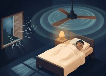 Por que algumas pessoas só conseguem dormir com o ventilador ligado? Segundo a neurociência, o motivo não tem relação com a temperatura, mas com uma falha no filtro auditivo do cérebro