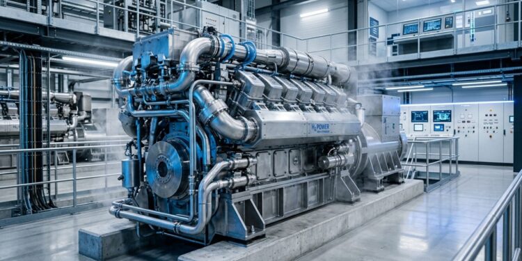 Motor 100% a hidrogênio entra na rede elétrica e pode ajudar cidades no futuro