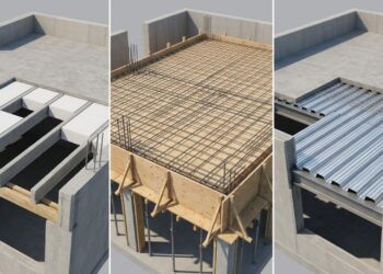 Qual a melhor laje para casa térrea: laje pré-moldada, laje maciça ou steel deck?