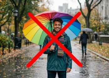 A cidade brasileira onde é proibido usar guarda-chuva colorido e ninguém sabe explicar por quê