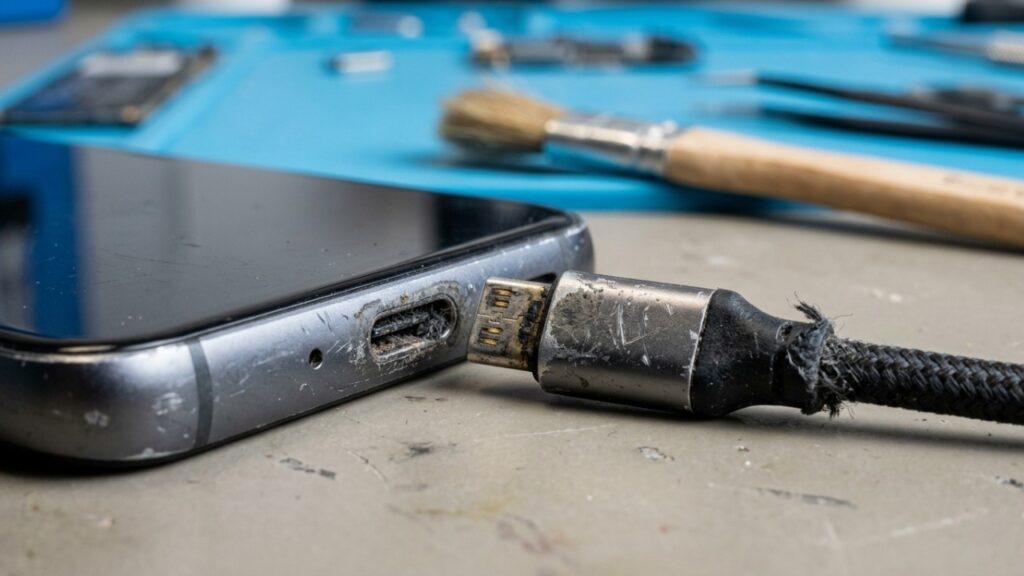 O cabo USB-C possui uma orientação específica: por que a orientação do conector pode reduzir a velocidade de carregamento?