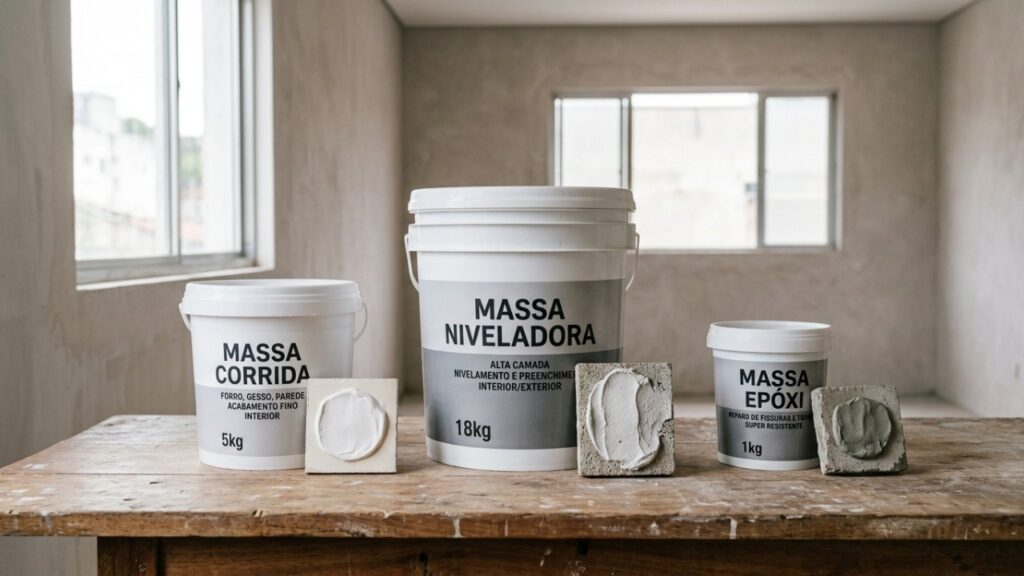 Qual a melhor massa para corrigir imperfeições internas: corrida, niveladora ou epóxi?