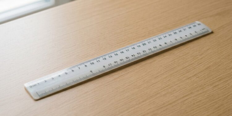 Para que serve aquele risco vermelho na régua de 30 cm que ninguém nunca usou