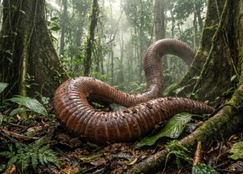 Minhoca gigante da Amazônia passa de 2 metros e ajuda a transformar o solo da floresta