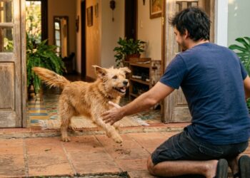 Os veterinários concordam: cães que ficam felizes em ver seus donos voltarem para casa não são necessariamente cães felizes