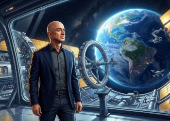 Jeff Bezos coloca muito dinheiro no espaço porque acredita que vamos viver lá em poucos anos
