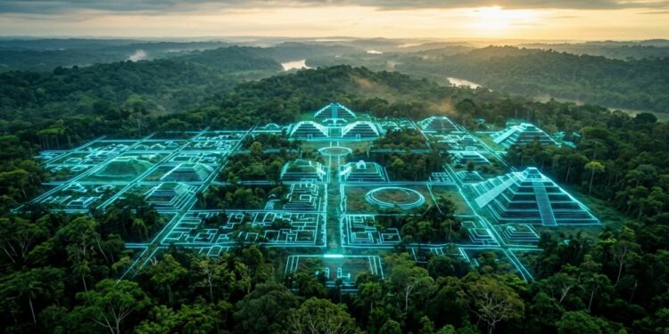 Lasers revelam cidade perdida com pirâmides de até 22 metros sob a Amazônia